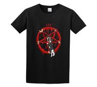 QIANHANTANG Mr. Pickles Star Logo Unisex 100% Cotton Short-Sleeve T-Shirts Black L
