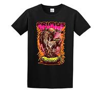 QIANHANTANG Primus Posters Unisex 100% Cotton Short-Sleeve T-Shirts Black XXXL