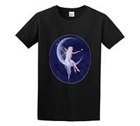 QIANHANTANG Rachel Anderson Birth of A Star Unisex 100% Cotton Short-Sleeve T-Shirts Black S