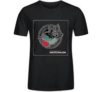 QIANHANTANG The Avett Brothers Emotionalism Unisex 100% Cotton Short-Sleeve T-Shirts Black XXL