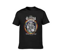 QIANHANTANG The Banana Splits Show in La Song Swingo Bingo Unisex 100% Cotton Short-Sleeve T-Shirts Black XL