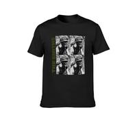 QIANHANTANG The Smiths Morrissey Meat is Murder Bat Unisex 100% Cotton Short-Sleeve T-Shirts Black XXL