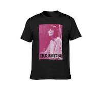 QIANHANTANG The Smiths -There is A Light That Never Goes Out-Sandie Shaw -Organic -92 Unisex Cotton T-Shirts Black L