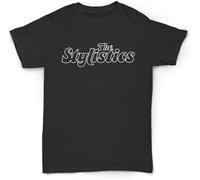 QIANHANTANG The Stylistics Breaks Soul Retro Funk Temptations Unisex 100% Cotton Short-Sleeve T-Shirts Black XXXL