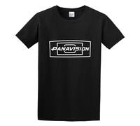 QIANHANTANG Tour Panavision Film Unisex 100% Cotton Short-Sleeve T-Shirts Black XXL