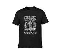 QIANHANTANG Voivod Kluskap O'Kom Album Vintage Unisex 100% Cotton Short-Sleeve T-Shirts Black S