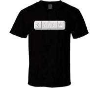 QIANHANTANG Xanax - Anxiety Has Many Faces 02 Unisex 100% Cotton Short-Sleeve T-Shirts Black S