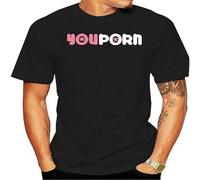 QIANHANTANG Youporn Makebaochi Funny Unisex 100% Cotton Short-Sleeve T-Shirts Black XL