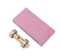 Qianjyvous Aiguiseur de tournevis pour réparations horlogères, pierres à aiguiser de grain 3000 pour tournevis horlogers, outil d’aiguisage compact avec support pour amateurs et professionnel