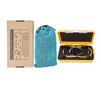 Qianjyvous Boîtier de câble de lancement pour fibre optique OTDR, mode unique 500 m LC/UPC - LC/UPC, rallonge de test, éliminateur de zone morte pour OTDR avec étui de rangement étanche pour