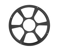 Qianjyvous Couverture de Protection en pour Haut-Parleur de Voiture de 12 Pouces, Accessoire Audio sans Fil Universel, Grille de Haut-Parleur en métal Noir Carbone avec Conception en