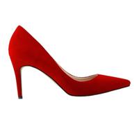 QIANKUN Chaussures à talons hauts sexy pour femmes à talons hauts tendance à bout pointu chaussures élégantes noires rouges travail mariage talons hauts grande taille rouge, 38