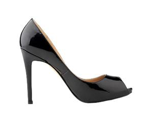 QIANKUN Chaussures de mariage à plateforme d'été sexy pour femmes à bout ouvert Sandales à talons hauts à bout ouvert Talons hauts - noir, 6,5