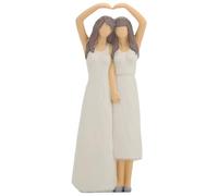 QIANLING La sororité Dure pour Toujours, Les Figurines de ma sœur sont Le Premier Choix pour Offrir en Cadeau, peintes à la Main, Chambre, Salon, bibliothèque, décoration de Table de Chevet.