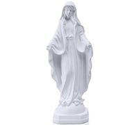 QIANLING Statue de la Vierge Marie de 30.5 cm Jardin extérieur imperméable à l'eau Solaire Statue de Jardin Religieuse Madonna de Marie pour la décoration de Jardin/terrasse/extérieur/cimetière.