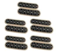 Qianly 10 Pièces Bandelettes de Température Thermomètre Adhésif Indicateur Visuel Autocollant pour Tasse avec Changement de Couleur En Papier Adapté pour Ca