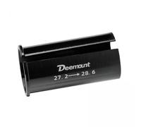 Qianly 2 Cales de Tige de Selle de Vélo en Alliage D'aluminium, Tube de Cale Réducteur de 60mm de Long pour BMX VTT