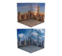 Qianly 2 Pièces 1:12 Collection de Décors pour Figurines, Poupées et Dioramas