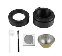 Qianly 2 Pièces Capsule Café Réutilisable Rechargeable Capsule Réutilisable Robuste pour Maison, Bureau