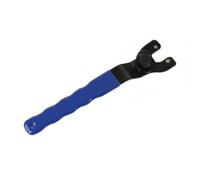 Qianly 2 Pièces e Meuleuse Réglable à Goupilles d'Écrou de Blocage à Ergots Réglage Efficace pour Montage et Démontage de Disques Prise, Poignée En Silicone Bleue
