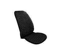 Qianly 2 Pièces Housse de Siège Auto Coussin Universel Hiver Antidérapant Protection Chaise Matelassée Respirant Accessoire Intérieur Confortable Convient à, Noir