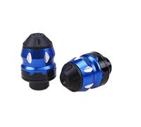 Qianly 2 Pièces Protection Cadre Bouclier Fourche Avant Capuchon Résistant Dispositif Aluminium Longue Durée Adapté Scooter Moped, Bleu, comme décrit