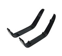 Qianly 2 Pièces Protection Roue Aluminium Aile Arrière Garde-boue Accessoire Remplacement Résistant Convient à Modèles RC Utilisation Réparation, Noir