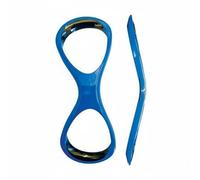 Qianly 2 Pièces Rectificateur de Mouvement de Nage Entraînement Multi-Nages Guide D'alignement du Coude Améliore la Mémoire Musculaire Palette de Natation en , Bleu , L