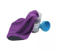 Qianly 2 Serviettes Rafraîchissantes en Microfibre, écharpe Polyvalente, Portable, Résistante à l'usure, équipement de Fitness pour Sports de Plein Air, Cycl