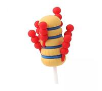 Qianly 2x Creative Lapin Figurine Statue Miniature Micro Décor Poupée Jouets Voiture Ornement Intérieur pour Bureau Extérieur Décor À La Maison