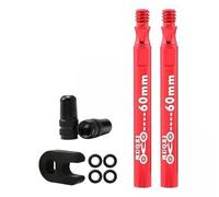 Qianly 2X Prolongateur de Presta de Vélo, Rallonges de de Tube de Vélo Durables