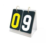 Qianly 2x Tableau de Bord de Sport, de Score à 2 Chiffres, étanche, Portable, Compteur de Score, Tableau de Score à Bascule pour Le Football En Plein