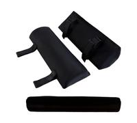 Qianly 3 Pièces Coussin pour Fauteuil Inclinable Coussin D'Accoudoir pour Fauteuil Extérieur Pad pour Repose-pieds de Chaise Longue Soutien pour Fauteuil de, Repose-pieds 40 cm