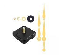 Qianly 3x Mécanisme de Mouvement D'horloge Mécanisme D'horloge Bricolage Sans Tic avec 2 Ensembles D'aiguilles D'horloge pour Le Remplacement de Pièces de