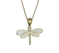 Qianly 4X Collier de Libellule Opale Élégant pour Une Fête Spéciale