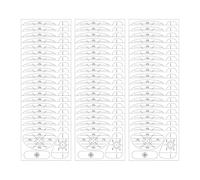 Qianly 60 Pièces Étiquettes de Golf Autocollants Impact Papier sans Carbone Fonction Analyse Précision Application Facile pour Golfeurs Séances D'Entr, Style B