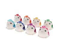 Qianly 8 Pièces Cloches Main Acier Instrument Percussion Enfants Jouet Mélodique 8 Tons Couleurs Vives Fonction Éducative Convient Apprentissage Rythmique Dé, Souris 1