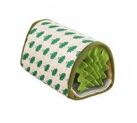 Qianly Abri Tunnel pour Rongeur Doux et Confortable Tunnel pour Cochon d'Inde Toutes Saisons, M