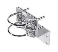 Qianly Accessoires de Fixation pour Poteau avec Boulons en U Doubles pour L'extérieur de La Maison