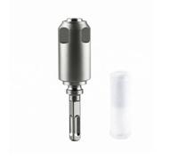 Qianly Adaptateur de Foret Embout de Conversion, Adaptateur De Marteau Perforateur, De Tige Carrée À Quatre Rainures Vers Tige Ronde À Deux Rainures