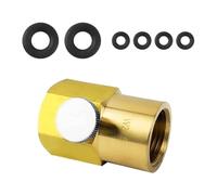 Qianly Adaptateur de Recharge de Cartouche de CO2 pour Machine, Adaptateur CO2 pour Bouteille, Compact, En Métal, Connecteur Robuste, Tr21 4 à W21.8 14