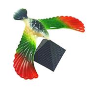Qianly Aigle équilibriste, Modèle D'aigle de Bureau, Accessoire éducatif Original avec Support Pyramidal, Jouet D'aigle à Ailes pour La Décoration, Rouge Grand