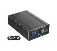 Qianly Antenne Tuner Automatique ATU- avec Affichage OLED 0.96 Pouces Batterie Boîtier Aluminium Compatible Équipements Radio Adapté à
