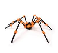 Qianly Araignée Géante En Peluche Réaliste Décoration Effrayante pour Maison Hantée, Array, Orange