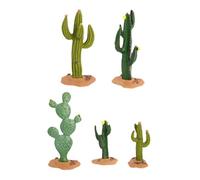 Qianly Arbre Miniature pour Diorama, Arbre de Jardin Féerique, Micro-, Décoration, Modèle Réduit, Figurine pour Aménagement de Scène de Vie, cactus