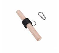 Qianly Arm Strength Poignée Rouleuse Renforcement Poignet Entraîneur Avant-bras Musculation Prise Bois de Hêtre avec Sangle Nylon et Boucles Métal Adapté, 30CM