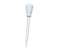 Qianly Aspirateur pour Aquarium, Nettoyeur de Gravier, Nettoyeur à Siphon, Extracteur de Boues avec Design Compact et Grande Pipette en PP pour Aquariums, Blanc