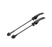 Qianly Attache Rapide Robuste, Avant et Arrière, pour Moyeux de Roues de Vélos de Route et de VTT, Noir