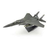 Qianly Avion Chasse Miniature Statique Modèle Réduit avec Support Réaliste Avion Chasse avec Support pour Collectionneurs, Vitrine, 1/100 F-15E Guerre du Golfe