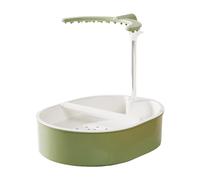 Qianly Bain Automatique pour Perroquets, Boîte de pour Oiseaux, Facile à Installer, Grande Capacité, avec Pompe pour Perruches et Petits et Moyens Ois, Vert